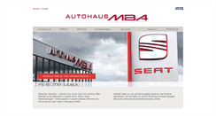 Desktop Screenshot of mba-mobile.de