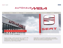 Tablet Screenshot of mba-mobile.de